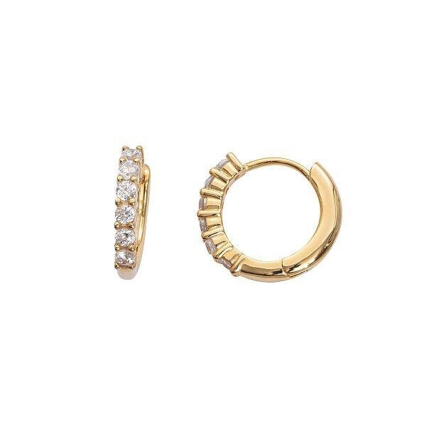 Silbercreole Mandy vergoldet