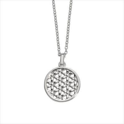 Silberhalskette Blume des Lebens