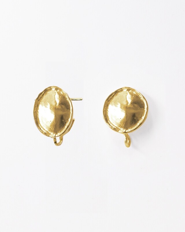 Round Stud Ohrring