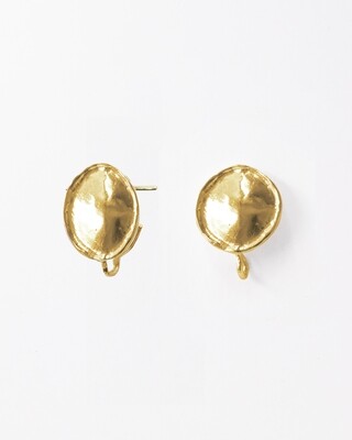 Round Stud Ohrring