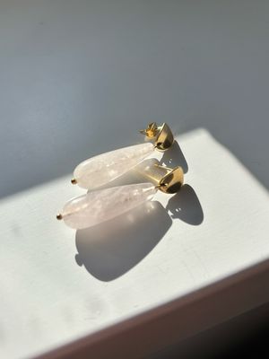 Ohrring Drop Light Rose