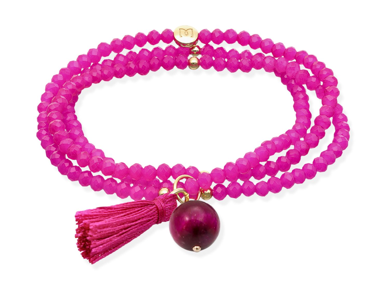 Marina Garcia Armband ZEN FUCHSIA mit Edelstein