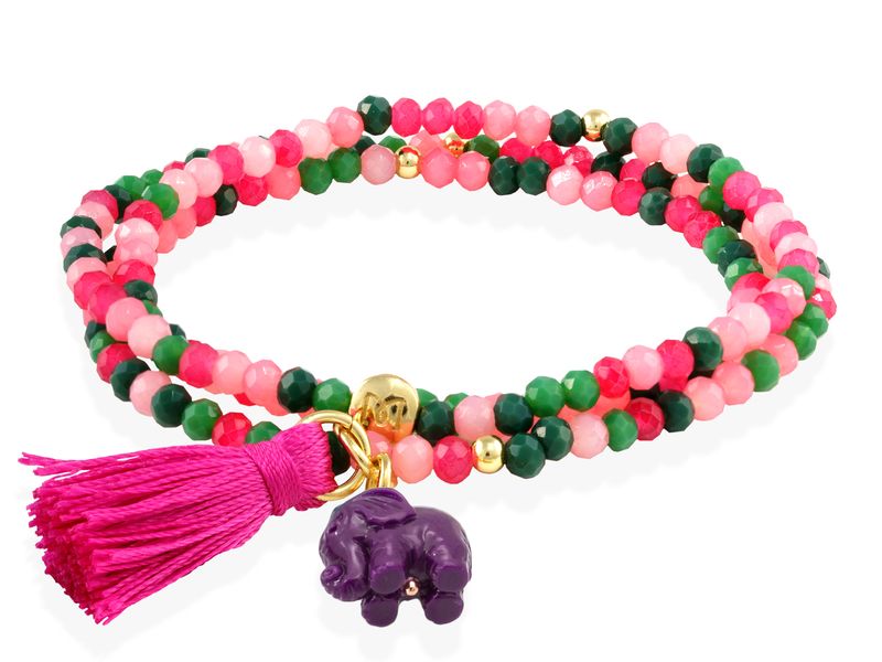 Marina Garcia Armband ZEN FRAMBUESA mit Elefant Marina Garcia Armband ZEN FRAMBUESA mit Elefant