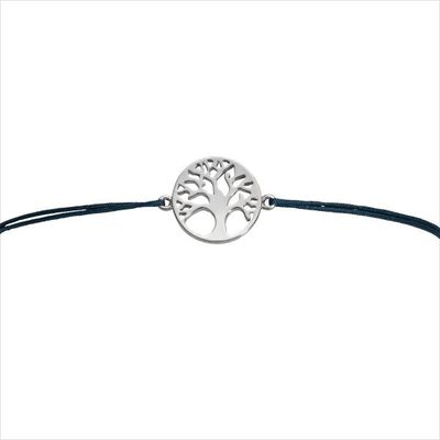 AURANTO Armband LEBENSBAUM schwarz