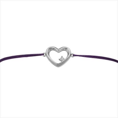 AURANTO Armband HEART Zirk. rosa