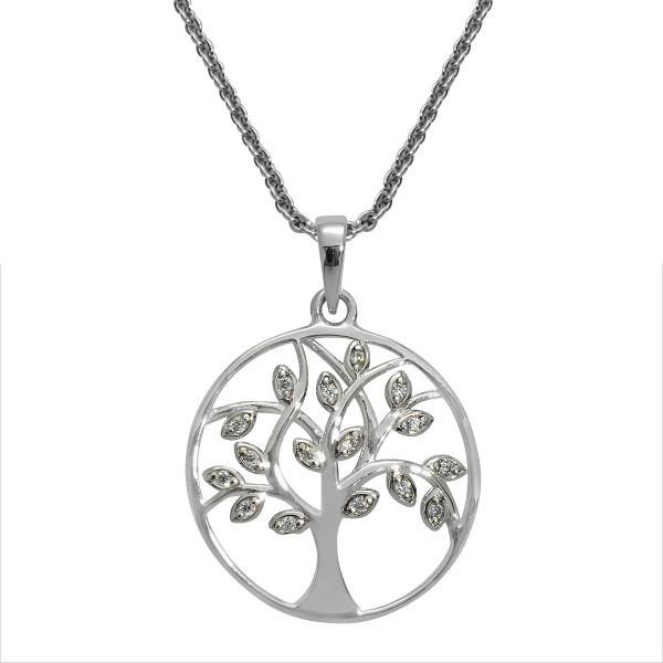 AURANTO Halskette LEBENSBAUM Zirk.