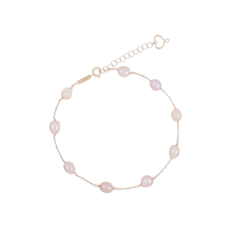 MAMAN ET SOPHIE Armband PINK PEARLS 18KT BRACELET