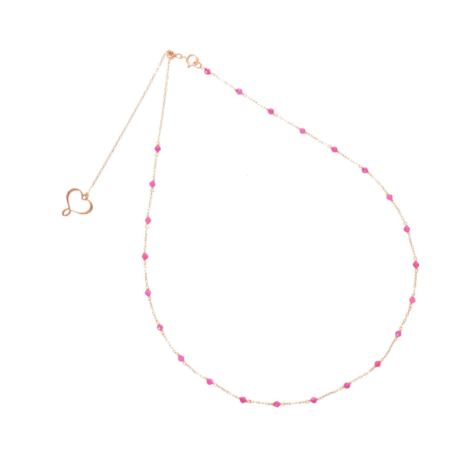 MAMAN ET SOPHIE Halskette GIROCOLLO RUBELLITE