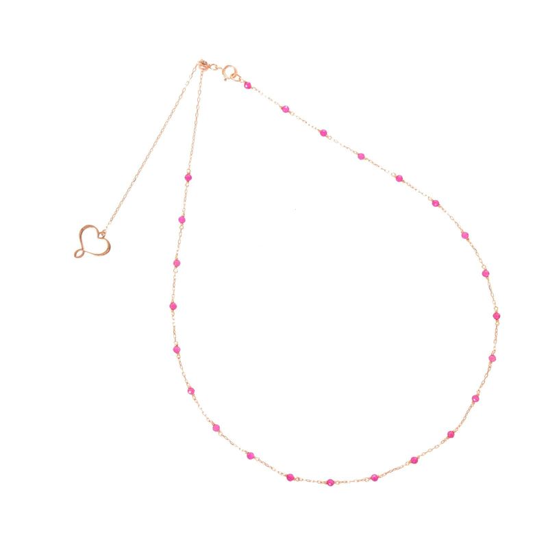 MAMAN ET SOPHIE Halskette GIROCOLLO RUBELLITE