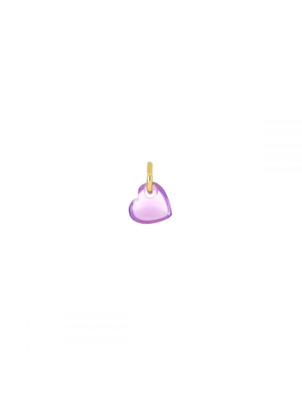 MAMAN ET SOPHIE Anhänger 18KT AMETHYST BEAT HEART