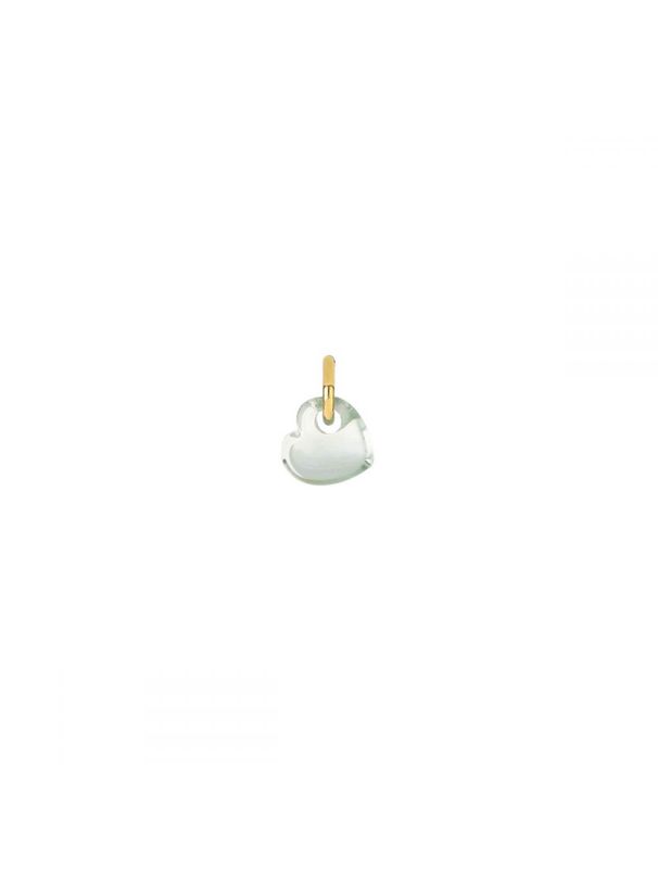 MAMAN ET SOPHIE Anhänger 18KT PRASIOLITE BEAT HEART