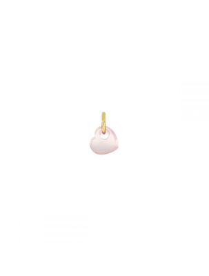 MAMAN ET SOPHIE Anhänger 18KT ROSENQUARZ BEAT HEART