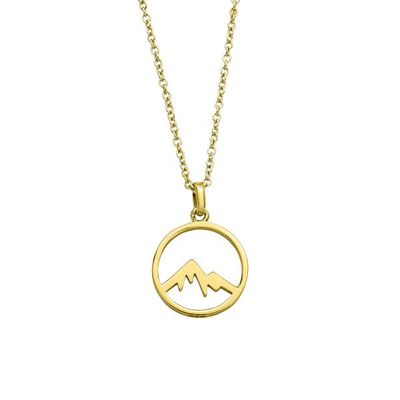 AURANTO Halskette Berg Gold
