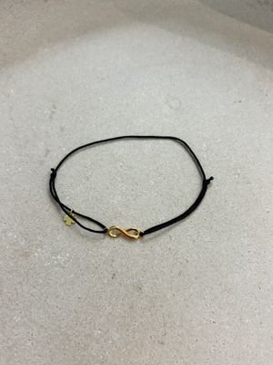 LUCKY CHAIN Stoffarmband Unendlichkeitszeichen