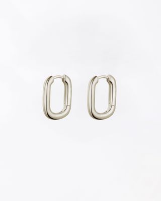 FABNORA Square Hoops Silber