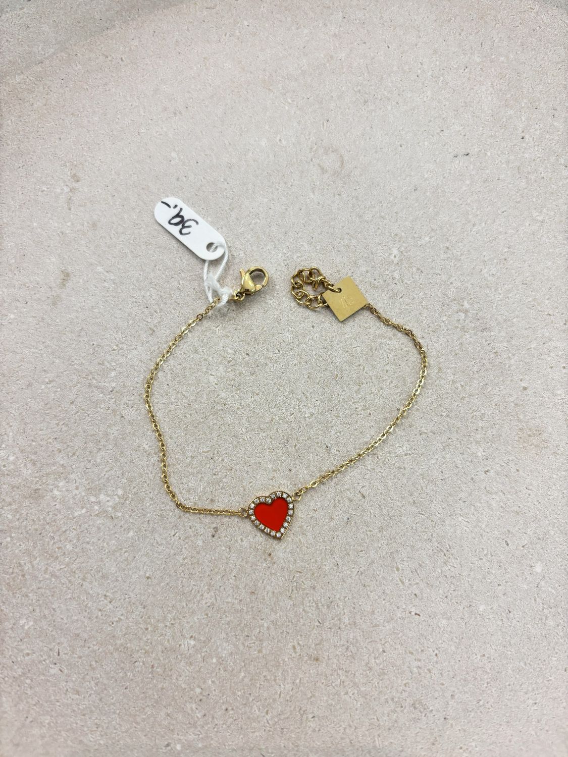 ZAG Bijoux Armband Heart (orange)