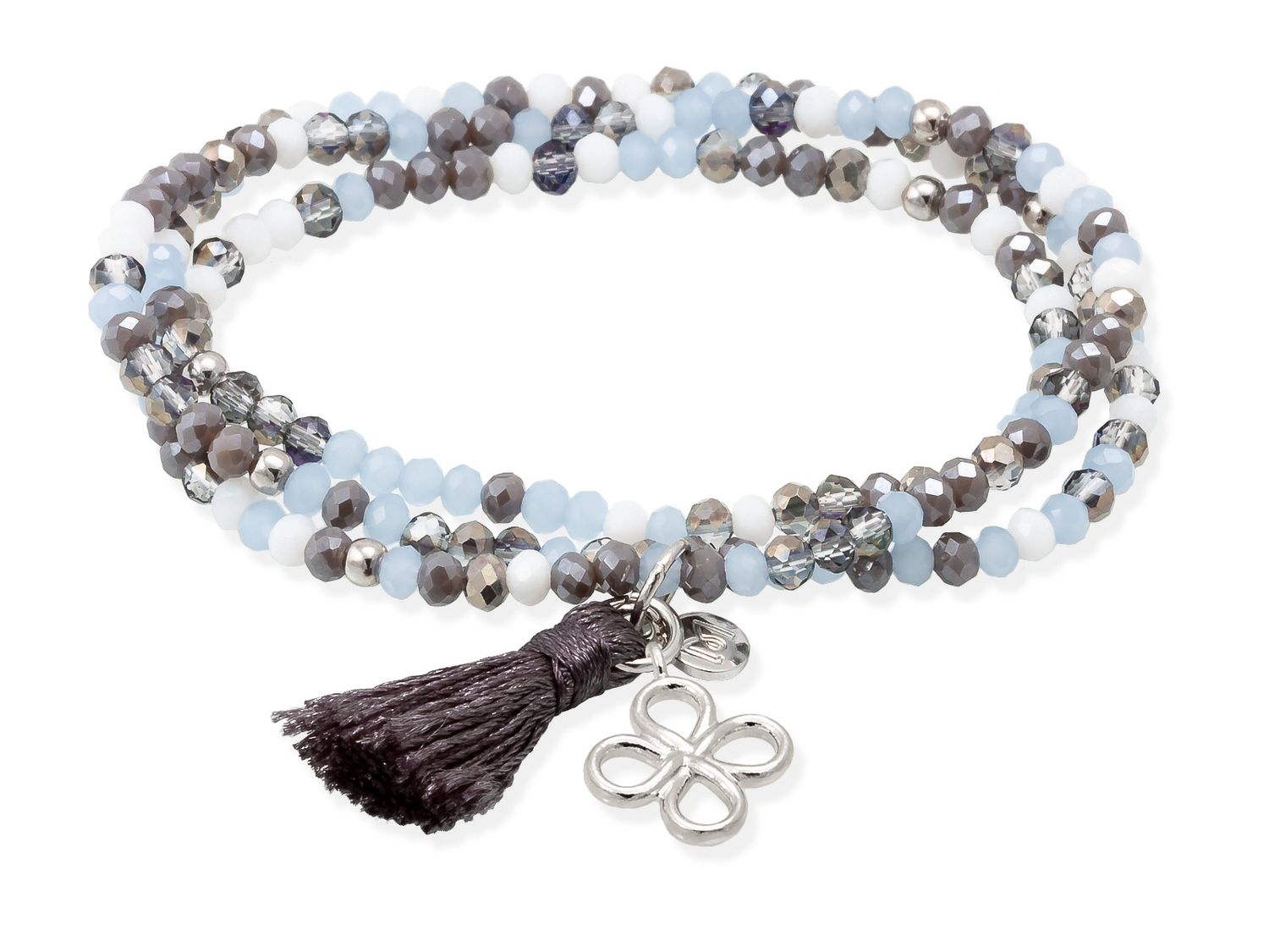 Marina Garcia Armband ZEN ICE BLUE mit Klee