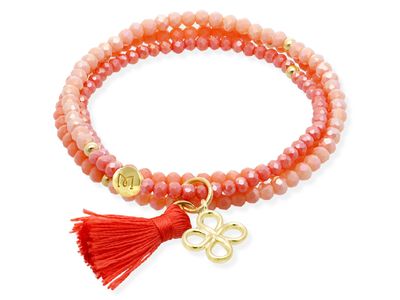 Marina Garcia Armband ZEN SALMON mit Klee