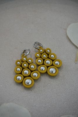 FABNORA Anhänger PEARL Small (Mustard Yellow)