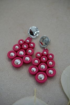 FABNORA Anhänger PEARL Small (Hot Pink)