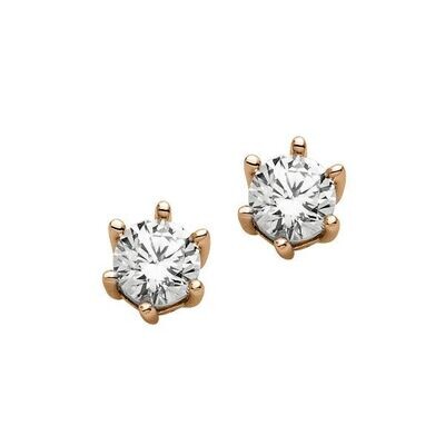 AURANTO Ohrring Lucy L (rosévergoldet)