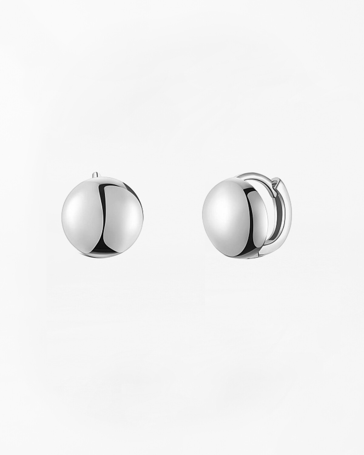 FABNORA Luna Hoops Silber