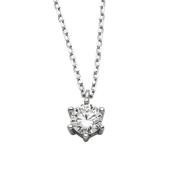 AURANTO Silberhalskette Lucy M (Silber)