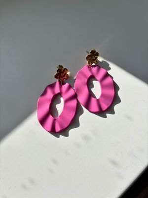 Ohrring Wave (pink)