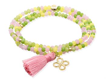 Marina Garcia Armband ZEN BRITISH ROSE mit Klee