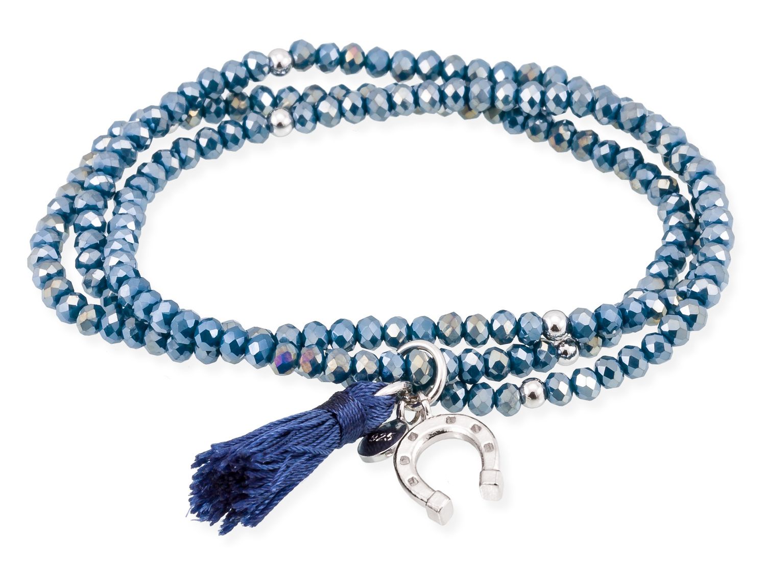 Marina Garcia Armband ZEN BLAU mit Hufeisen