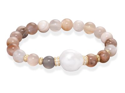 Marina Garcia Armband CHAKRA MONDSTEIN-CABOCHON