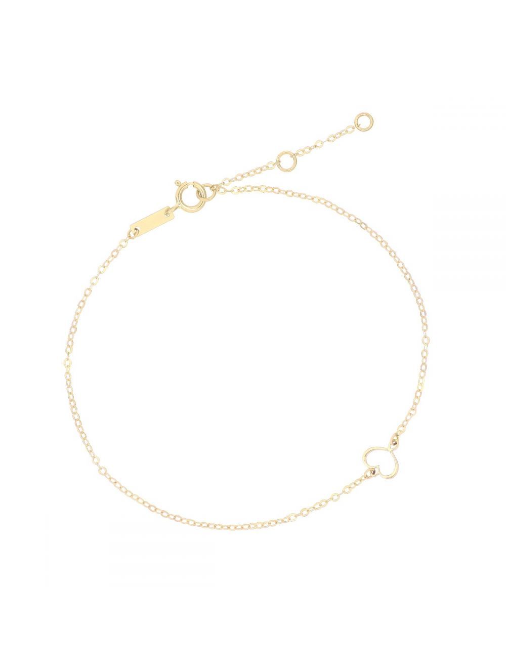 MAMAN ET SOPHIE Armband PETIT MAMAN HEART OVAL CHAIN MAMAN ET SOPHIE Armband PETIT MAMAN HEART OVAL CHAIN