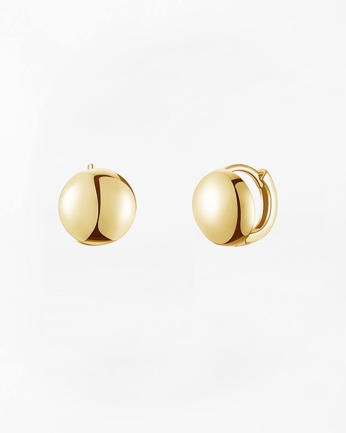 FABNORA Luna Hoops Vergoldet