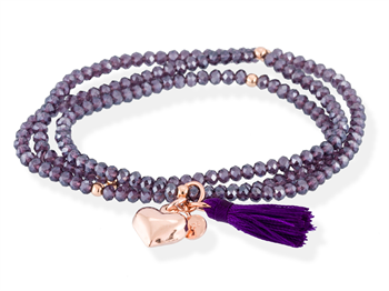 Marina Garcia Armband ZEN LILA mit Herz