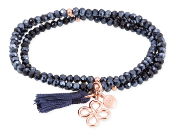 Marina Garcia Armband ZEN NACHT BLAU mit Klee