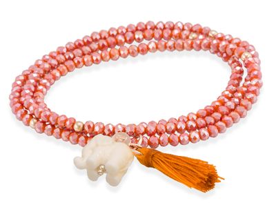 Marina Garcia Armband ZEN KORALLE mit Elefant