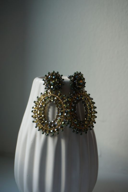 Liva Ohrringe (oliv)