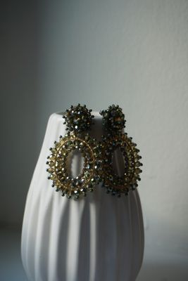 Liva Ohrringe (oliv)