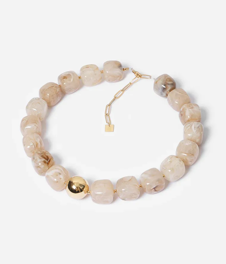 ZAG Bijoux Collier Oedipe (NACRE)