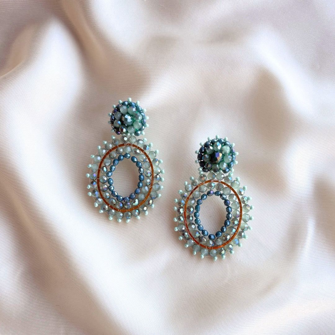 PAULIE POCKET Classic Liva Ohrring (grün)