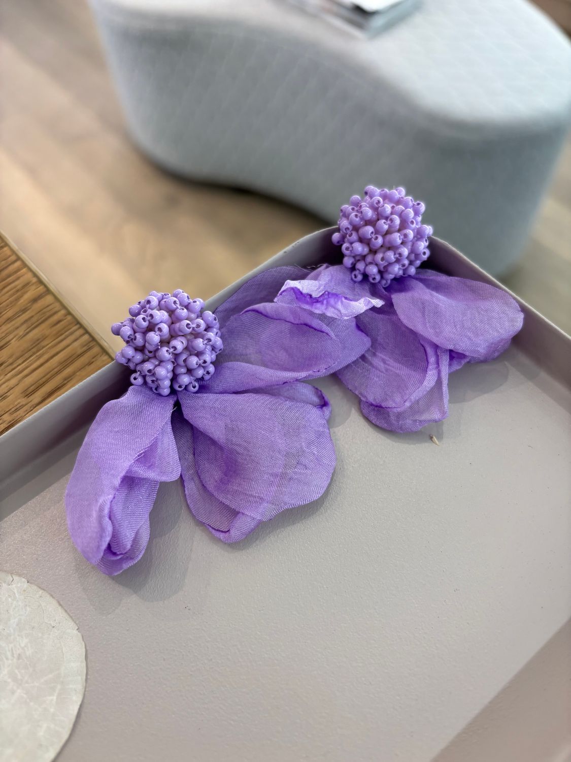 JoJo Jewelry Ohrring Flower (Lila)