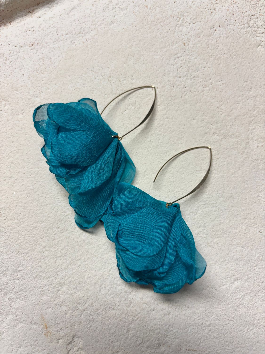 JoJo Jewelry Ohrring Single Flower (blau)