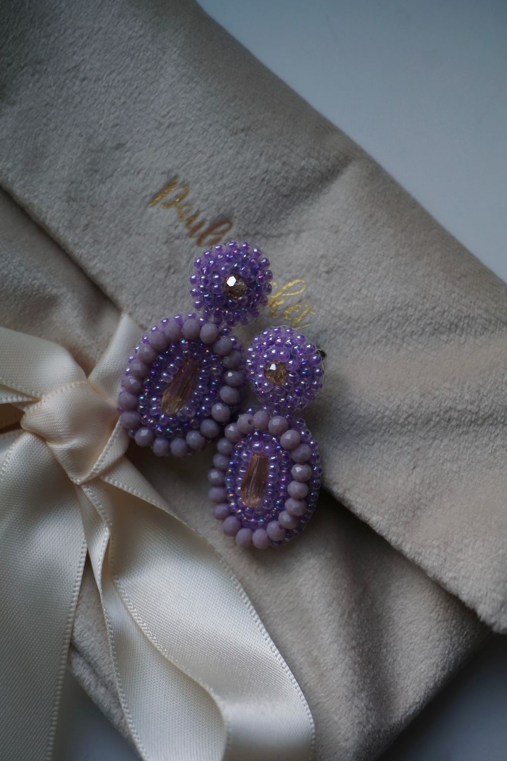 PAULIE POCKET Small Ella Ohrring (lila)