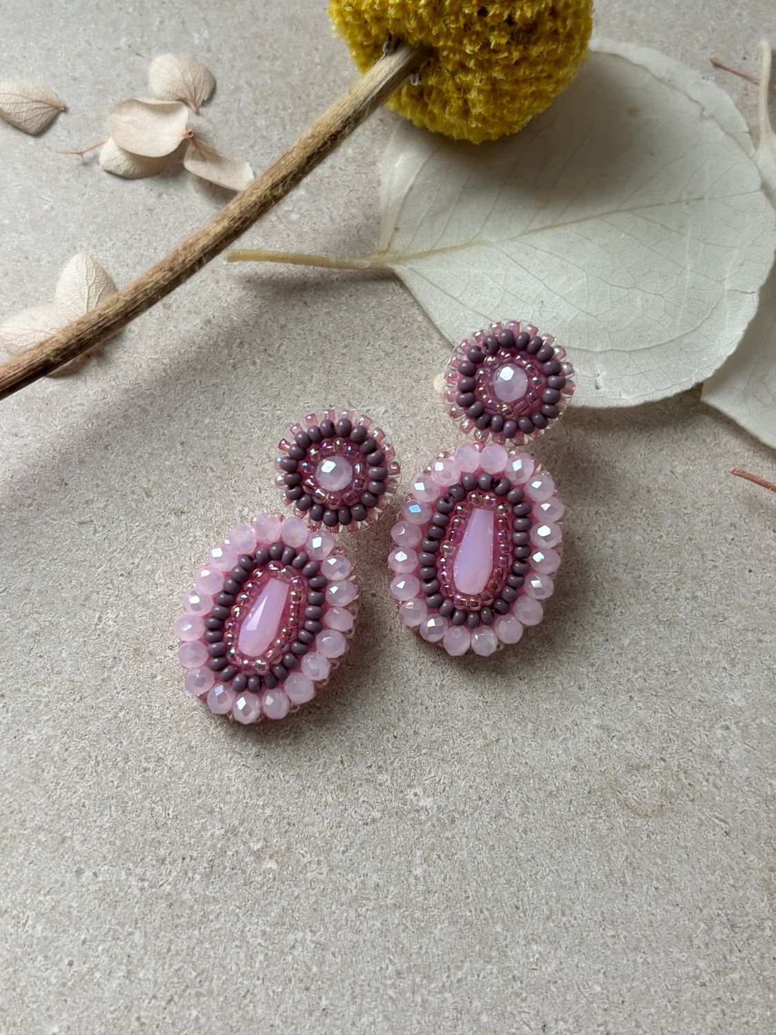 PAULIE POCKET Small Ella Ohrring (rosa)