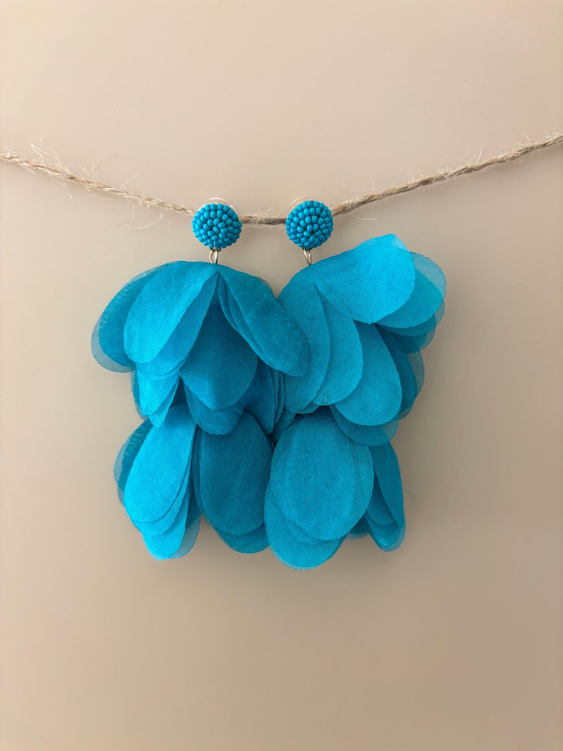 JoJo Jewelry Ohrring Flower Grande (türkis)