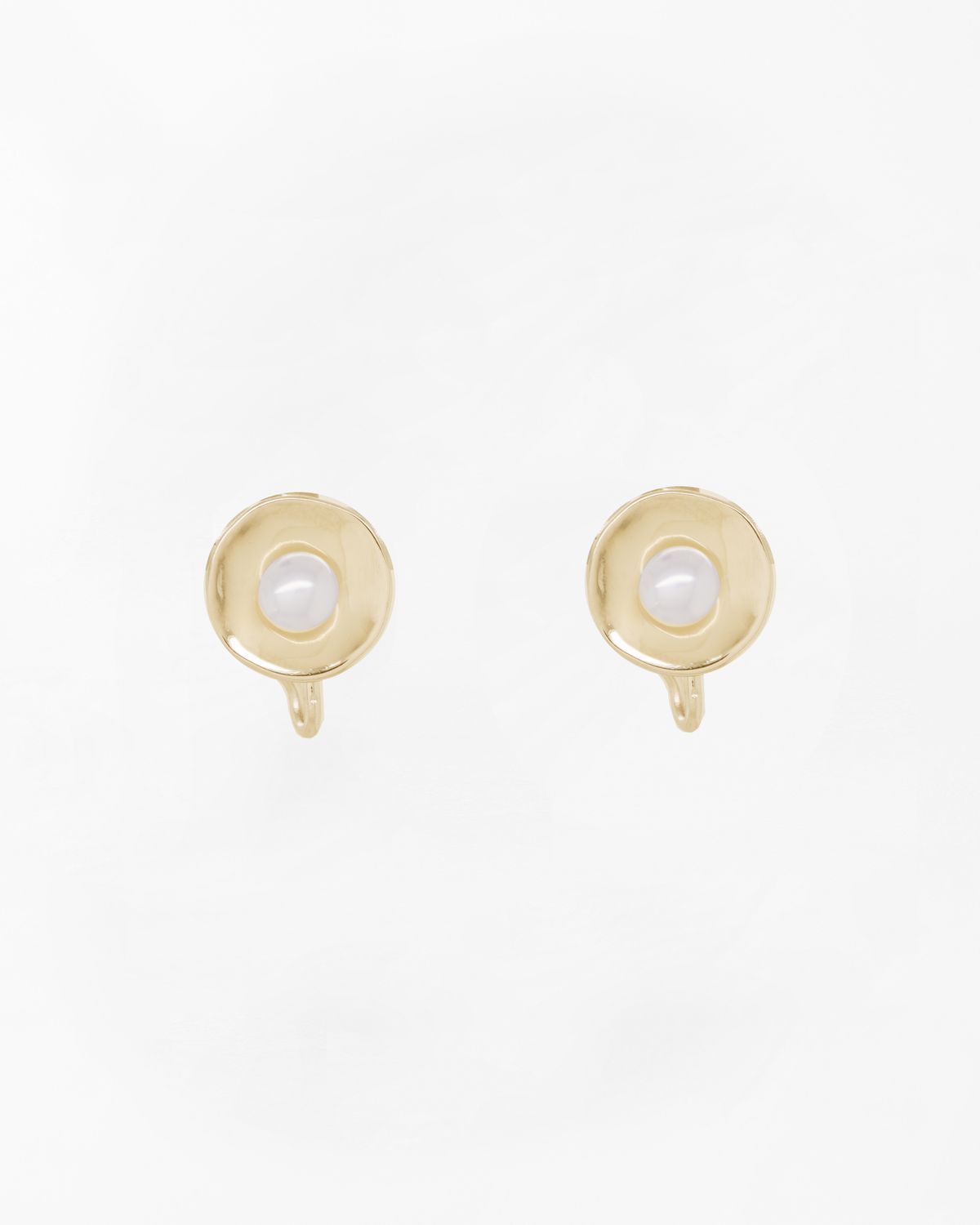 FABNORA Pearl Ohrstecker vergoldet