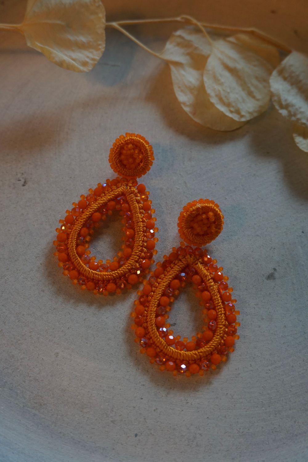 PAULIE POCKET Drops Tarah Ohrring (orange)