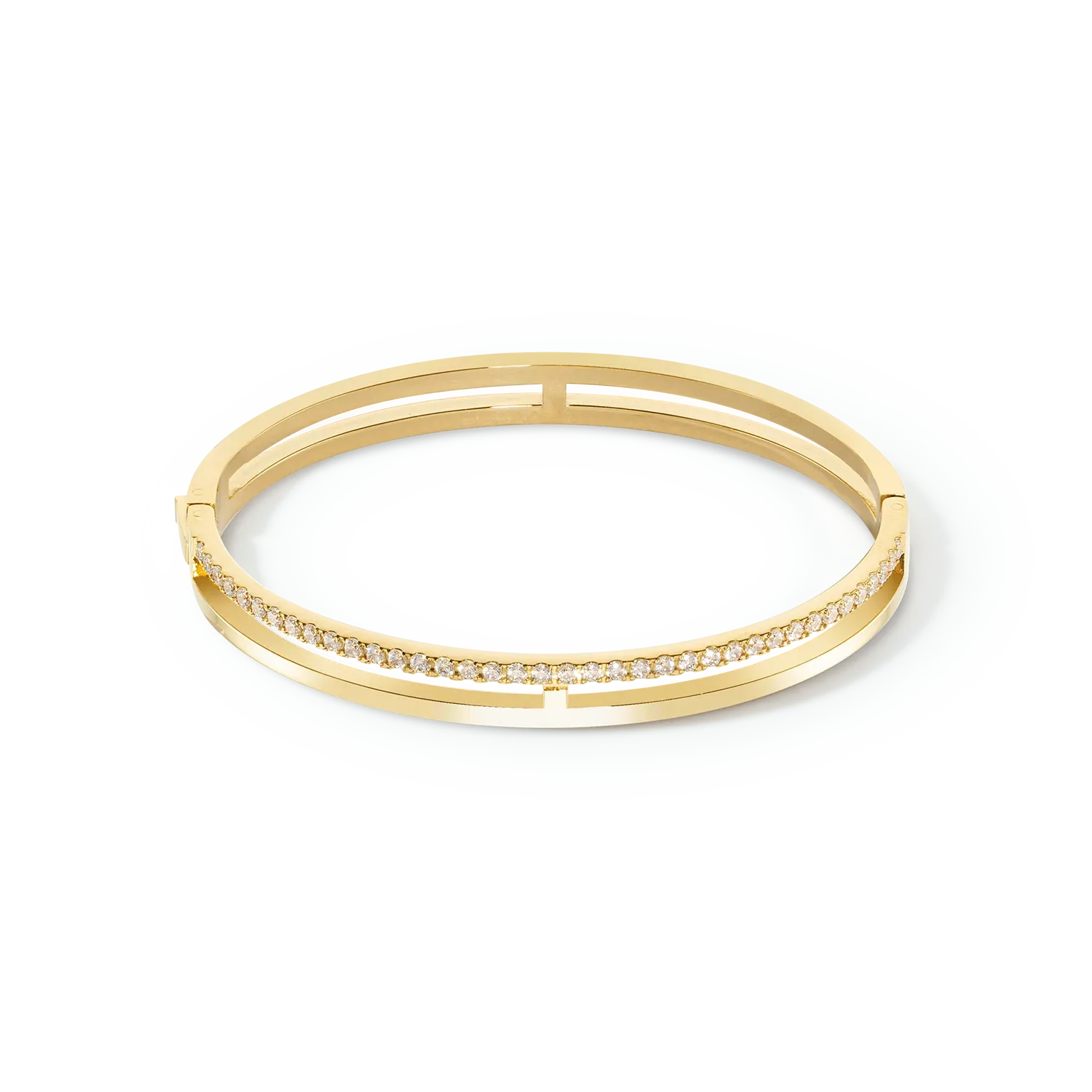 COEUR DE LION Armreif Eternal Unity (Gold, weiß)