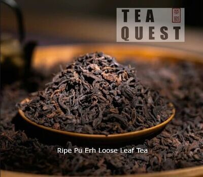 Tea Quest Shou/Ripe Pu Erh Loose Leaf Tea 60gm