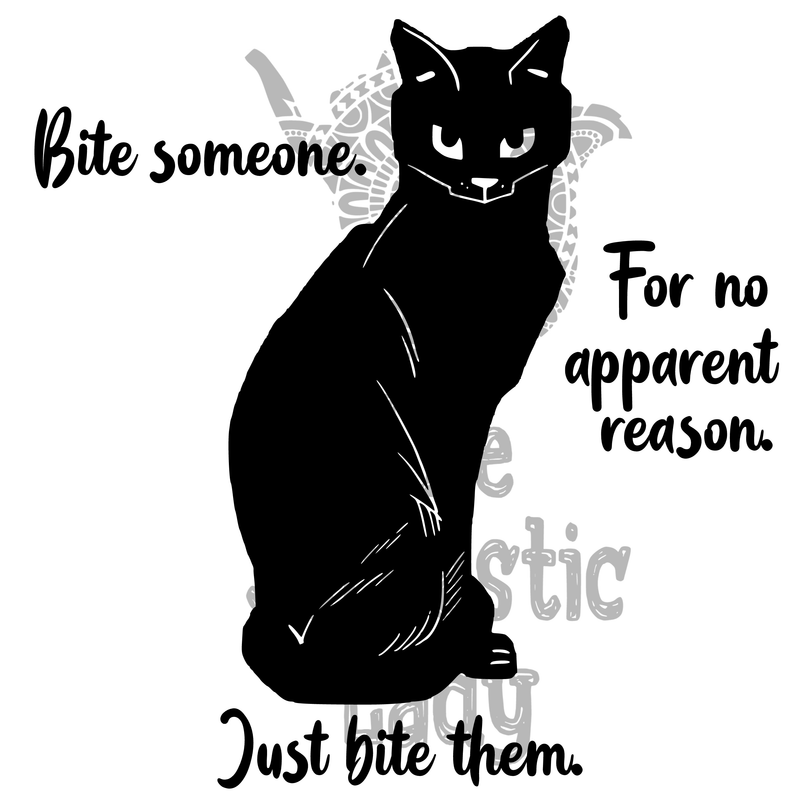 Bite Someone for No Apparent Reason SVG